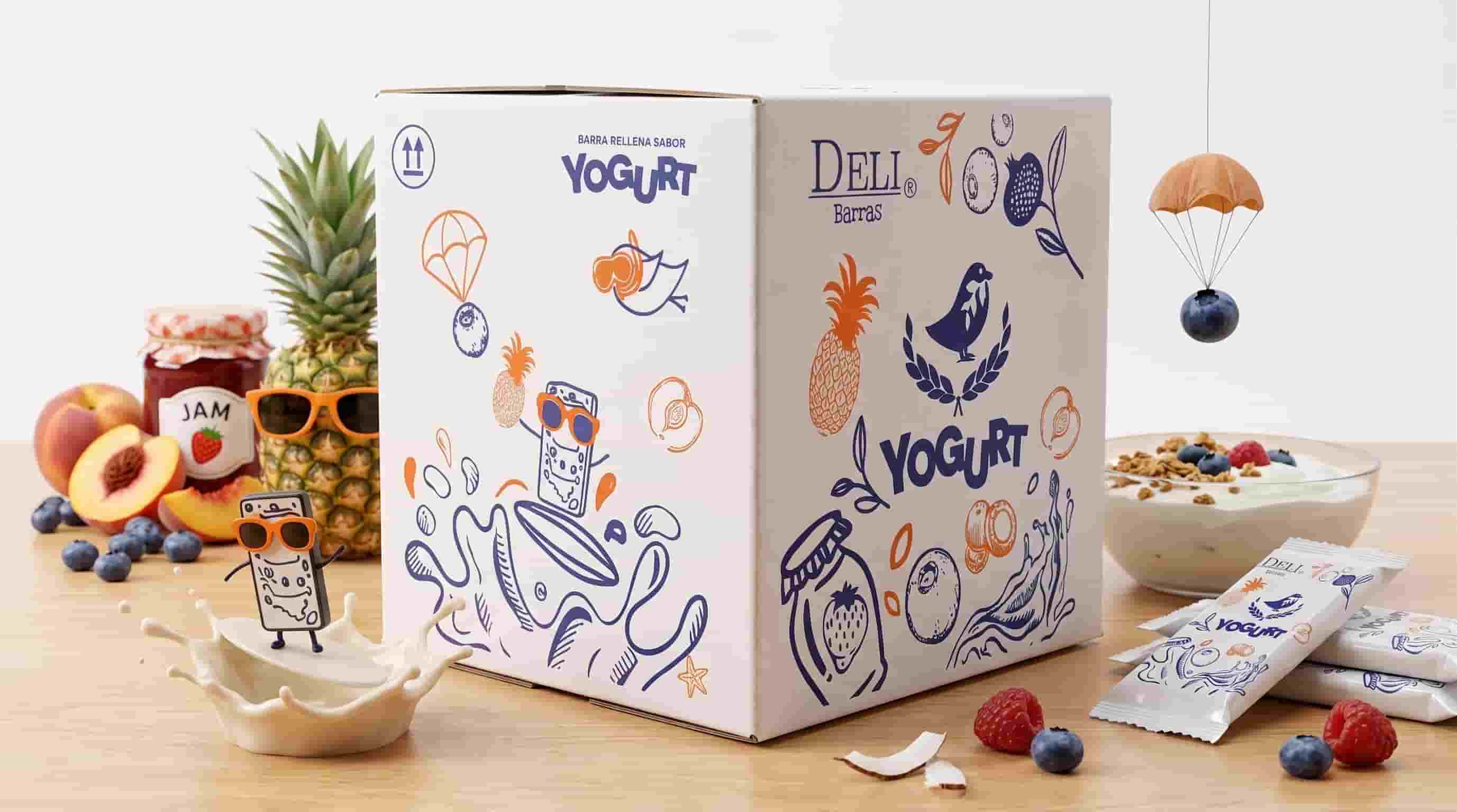 Caja Yogurt Deli Barras